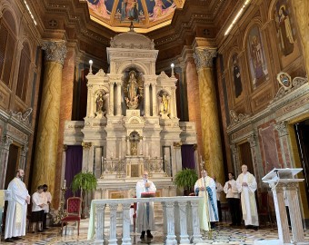 Missa de abertura da novena 9 Meses com Maria e inauguração do Oratório 9 Meses com Maria