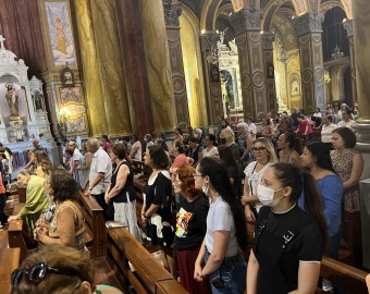 Missa de abertura da novena 9 Meses com Maria e inauguração do Oratório 9 Meses com Maria
