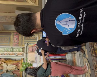 Missa de abertura da novena 9 Meses com Maria e inauguração do Oratório 9 Meses com Maria