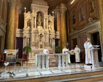 Missa de abertura da novena 9 Meses com Maria e inauguração do Oratório 9 Meses com Maria