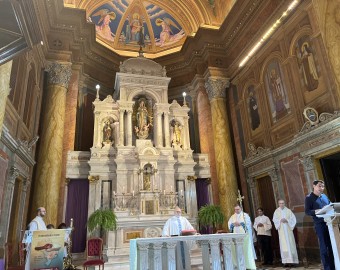 Missa de abertura da novena 9 Meses com Maria e inauguração do Oratório 9 Meses com Maria