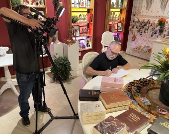 Palestra e Sessão de autógrafos na Loja Santo Santo Santo - São José do Rio Preto (SP)