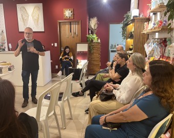 Palestra e Sessão de autógrafos na Loja Santo Santo Santo - São José do Rio Preto (SP)