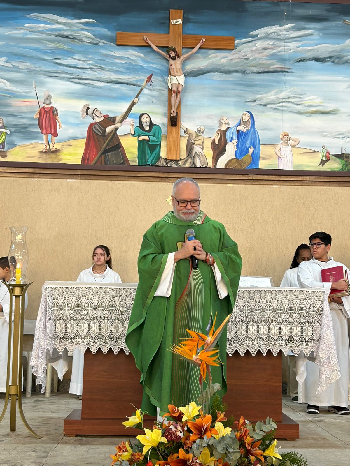 Missão com Padre Luís Erlin em Laranjal Paulista- SP