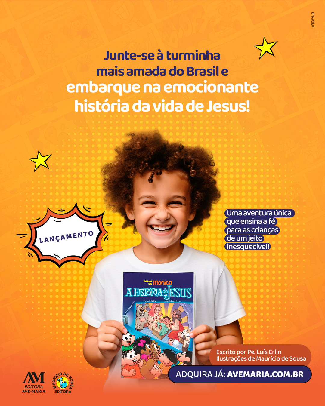 A história de Jesus com a Turma da Mônica